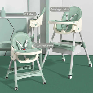 Toddly FlexiGrow high chair with 4-in-1 adjustable design and enhanced safety features