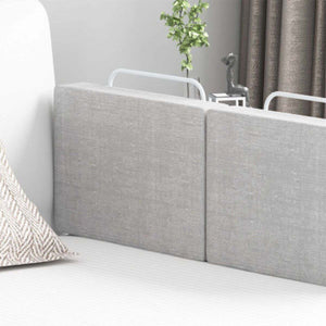 Toddly FoamGuard adjustable height toddler bed rail with soft fabric and easy installation