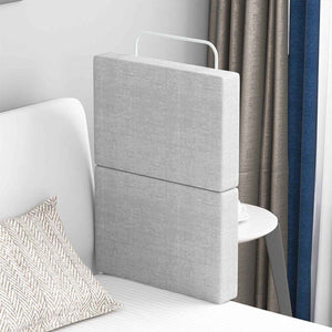 Toddly FoamGuard adjustable toddler bed rail with soft fabric and easy installation for travel safety