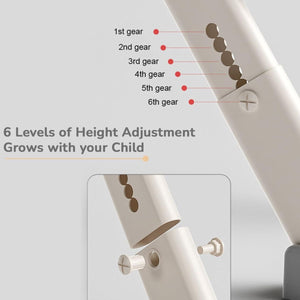 Toddly GrowStep 2 - in - 1 Potty Training Seat & Stool | Safe, Adjustable, & Foldable Toddler Toilet Trainer Baby Stool & Toilet Seat