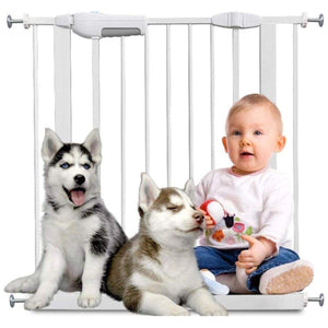Toddly GuardMate Baby Safety Gate adjustable with extensions for child and pet safety in doorways and staircases