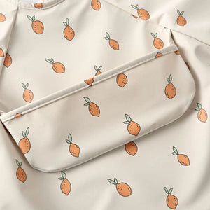 Toddly Long Sleeve Bib | Waterproof, Full - Coverage Smock for Babies & Toddlers Full Sleeves Bib