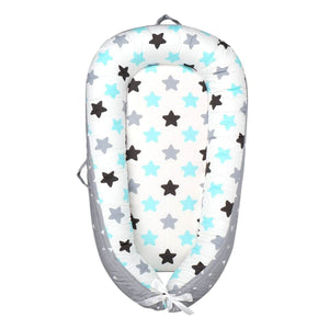 Toddly SnuggleNest Baby Nest Adjustable Baby Lounger 100% Cotton OEKO - Tex Certified Baby Nest