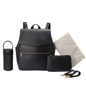 Toddly UrbanEase Vegan Leather Nappy Bag – Stylish, Spacious & Waterproof Nappy Bags