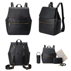 Toddly UrbanEase Vegan Leather Nappy Bag – Stylish, Spacious & Waterproof Nappy Bags