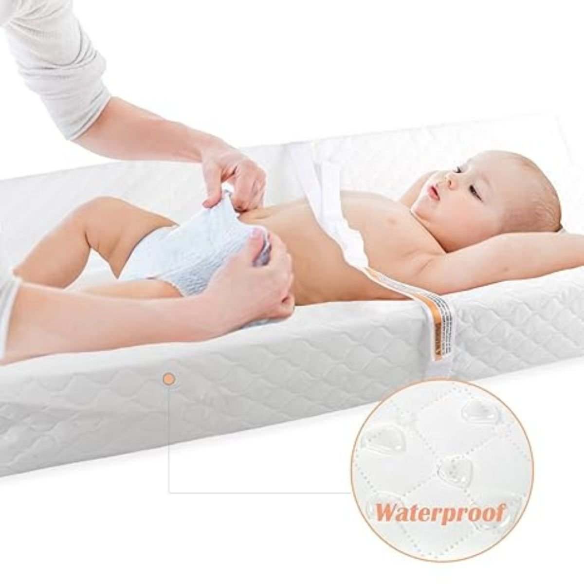 Toddly WipeEase Baby Changing Pad: Safe, Waterproof, Urineproof & Chemical Free Changing Pad