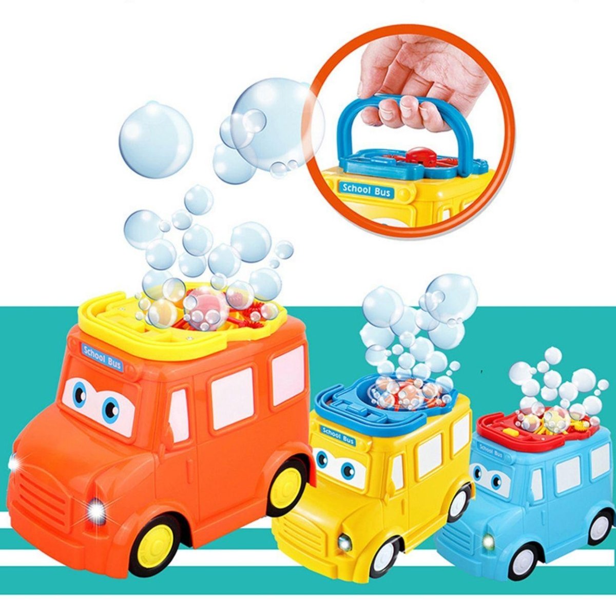 Kidst Bubble Toy School Bus Toy Bubble Maker & Bubble Blowing Kids Fun Toy Bubble Toys