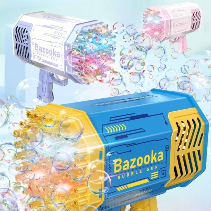 Kidst. Bubble Machine Bazooka Outdoor Bubble Blaster 88 holes Rechargeable - Babies Mart Australia