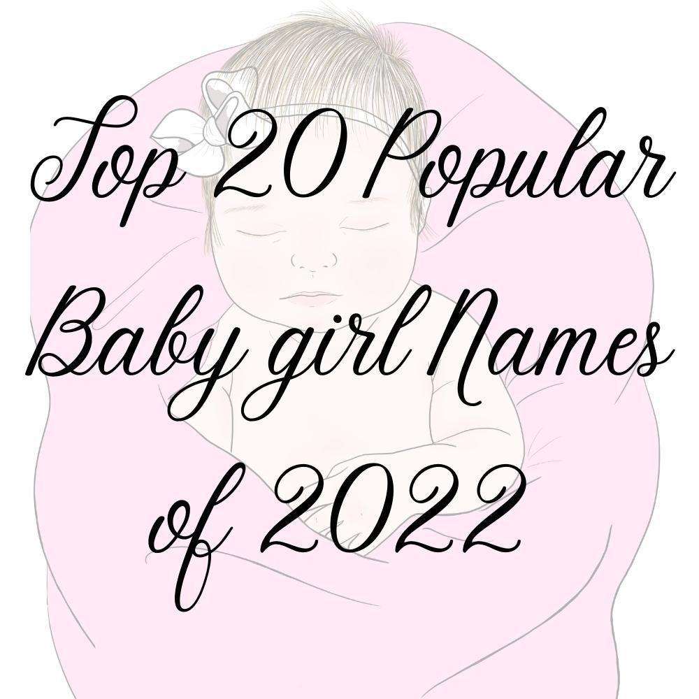Top 20 trending baby girl names including Maeve Luna Aurelia and more