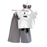 Feather & Fawn Ruffle Bloom Summer Top / 2-Piece Set