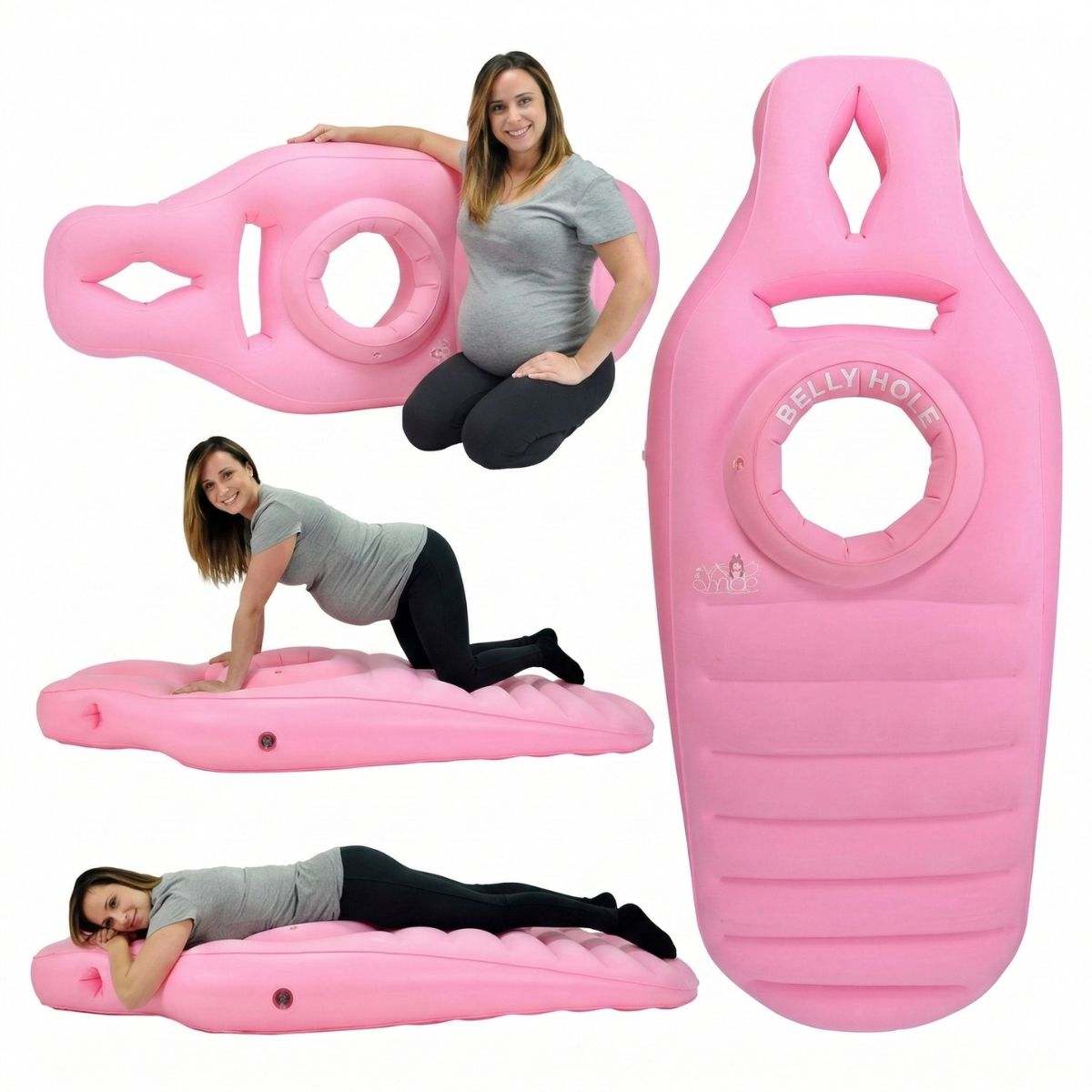 MaterniCare DreamBelly Inflatable Pregnancy Pillow Comfort for Expecting Mothers