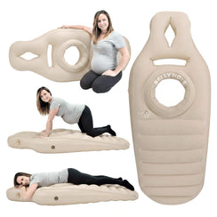 MaterniCare DreamBelly Inflatable Pregnancy Pillow Comfort for Expecting Mothers