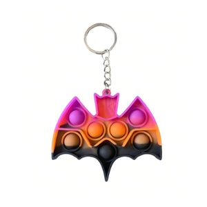 BabiePlay Halloween Pop Fidget Keychain | Soft Silicone Sensory Toy Halloween