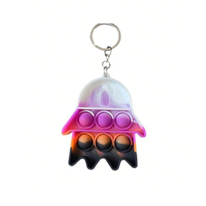BabiePlay Halloween Pop Fidget Keychain | Soft Silicone Sensory Toy Halloween
