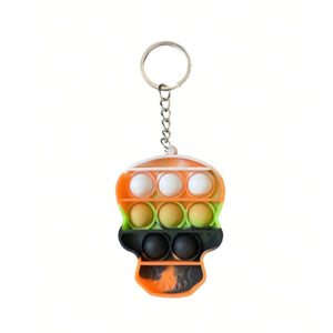 BabiePlay Halloween Pop Fidget Keychain | Soft Silicone Sensory Toy Halloween