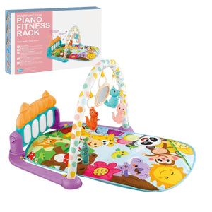 BabiePlay Kick'n'Play Musical Activity Baby Gym Mat for Motor & Early Development Baby Gym Mat