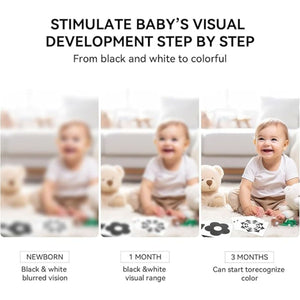BabiePlayBabiePlay High - Contrast Baby Flashcards for Visual Stimulation & Brain DevelopmentVisual Stimulation Cards - Babies Mart Australia