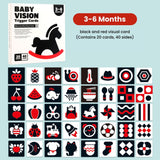 BabiePlayBabiePlay High - Contrast Baby Flashcards for Visual Stimulation & Brain DevelopmentVisual Stimulation Cards - Babies Mart Australia
