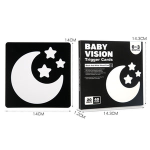 BabiePlayBabiePlay High - Contrast Baby Flashcards for Visual Stimulation & Brain DevelopmentVisual Stimulation Cards - Babies Mart Australia