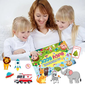 BabiePlayBabiePlay Toddler Busy Book: All - in - One Educational Learning BinderBusy Book - Babies Mart Australia