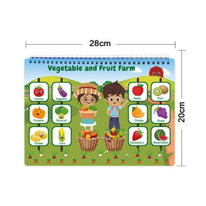 BabiePlayBabiePlay Toddler Busy Book: All - in - One Educational Learning BinderBusy Book - Babies Mart Australia