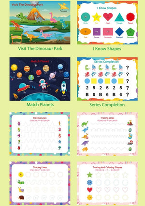 BabiePlayBabiePlay Toddler Busy Book: All - in - One Educational Learning BinderBusy Book - Babies Mart Australia