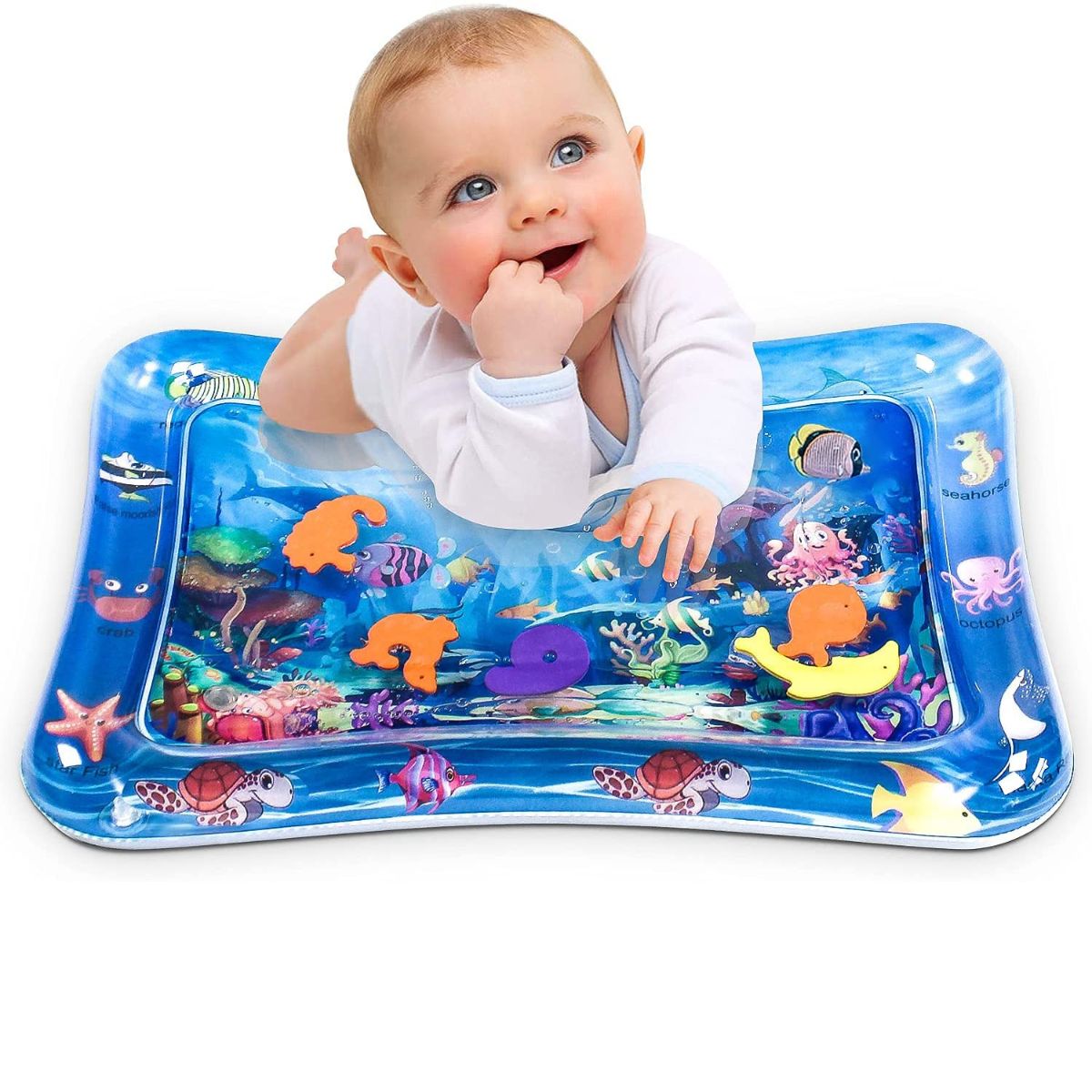 BabiePlayBabieplay Tummy Time Sensory Mat Water Mat for Baby Motor Skills DevelopmentBaby Water Play Mat - Babies Mart Australia