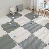 BabiesMart SoftSteps Baby Play Mat interlocking durable foam mats with non-toxic, expandable, non-slip surface for safe baby play