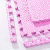 BabiesMart SoftSteps Pink Collection Interlocking Baby Foam Play Mats Play Mats
