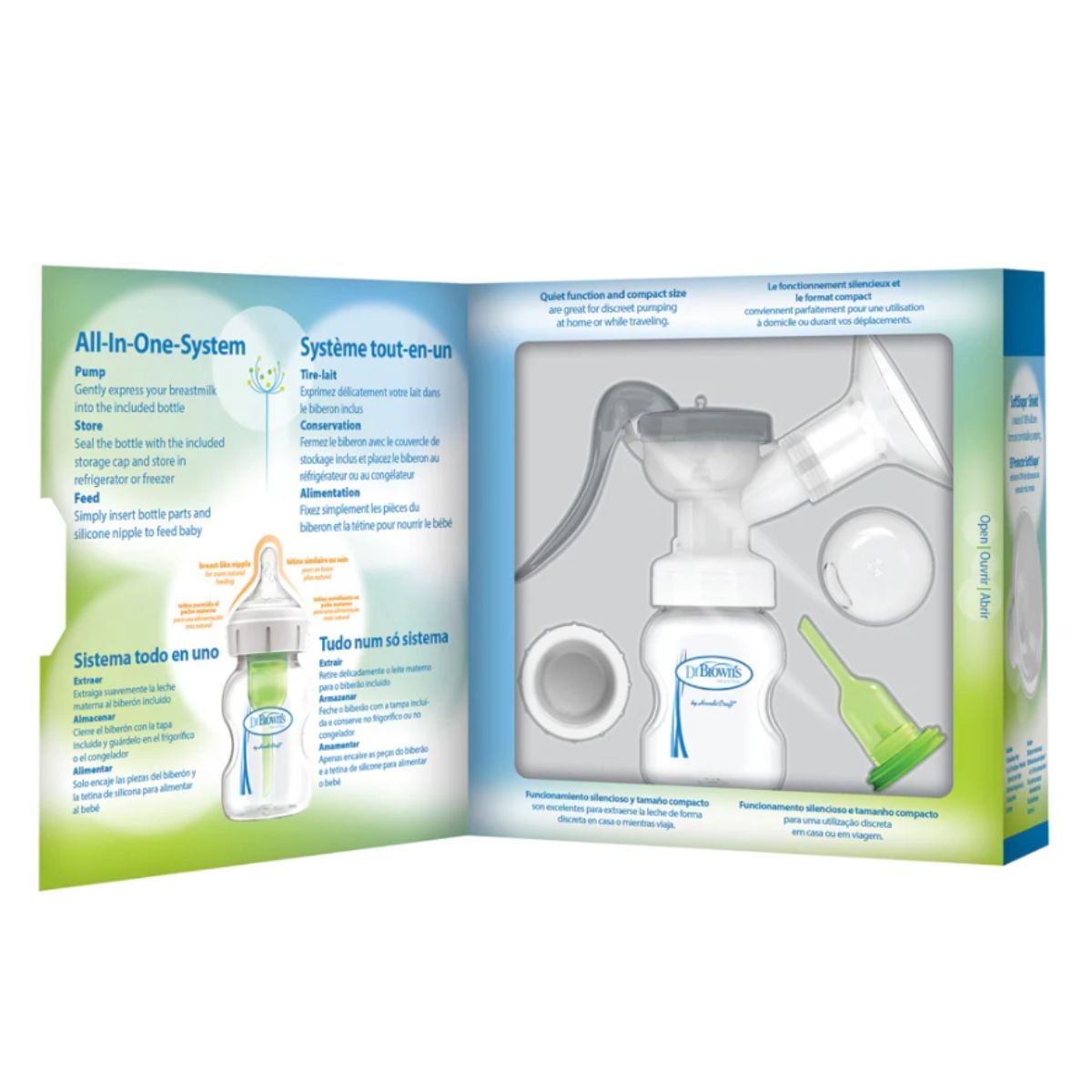 Dr Brown's Manual Breast Pump with SoftShape™ Silicone Shield Breast Pump