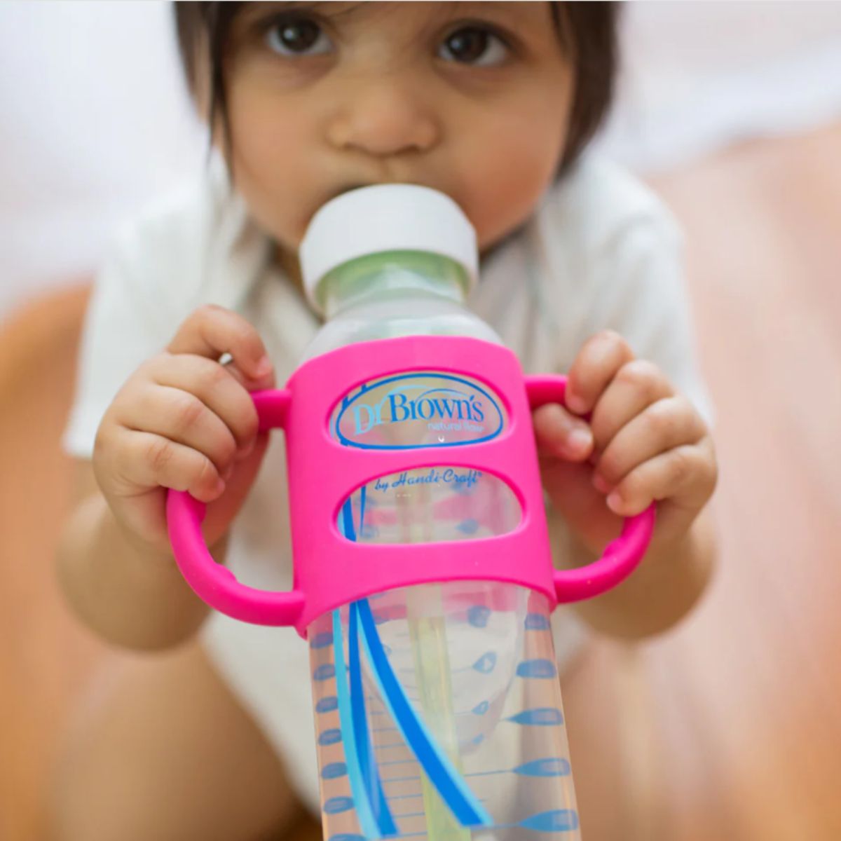 Dr Brown's Narrow Neck Silicone Handles for Feeding Bottle Baby Bottle