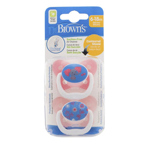 Dr Brown's PreVent Butterfly Shield Soother Pacifiers
