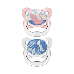 Dr Brown's PreVent Glow in the Dark Butterfly Shield Soother Pacifiers