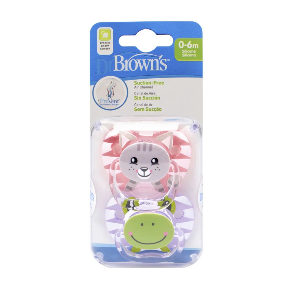 Dr. Brown'sDr Brown's PreVent Animal SootherPacifiers - Babies Mart Australia