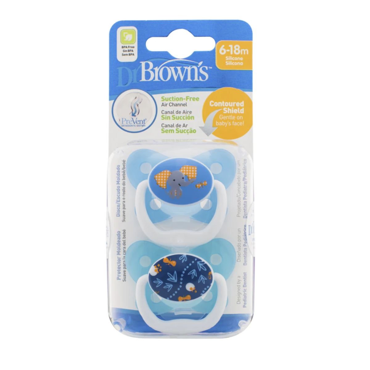 Dr. Brown'sDr Brown's PreVent Butterfly Shield SootherPacifiers - Babies Mart Australia