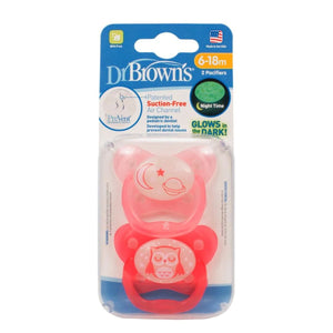 Dr. Brown'sDr Brown's PreVent Glow in the Dark Butterfly Shield SootherPacifiers - Babies Mart Australia