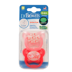 Dr. Brown'sDr Brown's PreVent Glow in the Dark Butterfly Shield SootherPacifiers - Babies Mart Australia