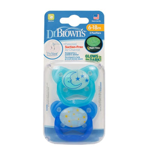 Dr. Brown'sDr Brown's PreVent Glow in the Dark Butterfly Shield SootherPacifiers - Babies Mart Australia