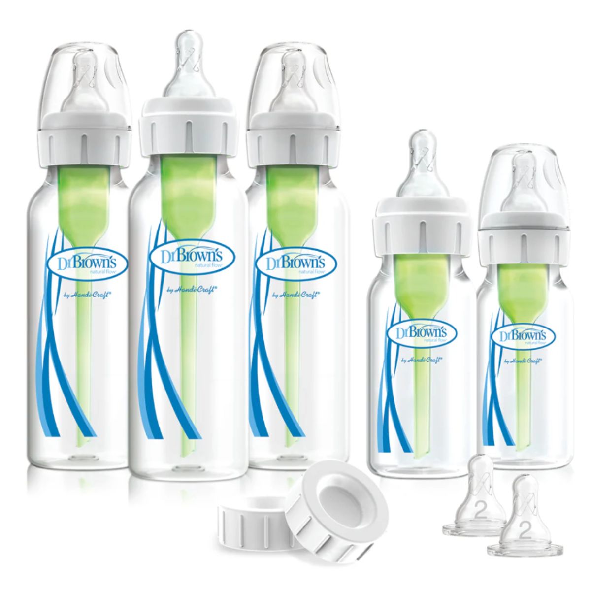 Dr. Brown'sDr Browns Wide Neck Options+ Newborn Feeding SetBaby Bottle - Babies Mart Australia