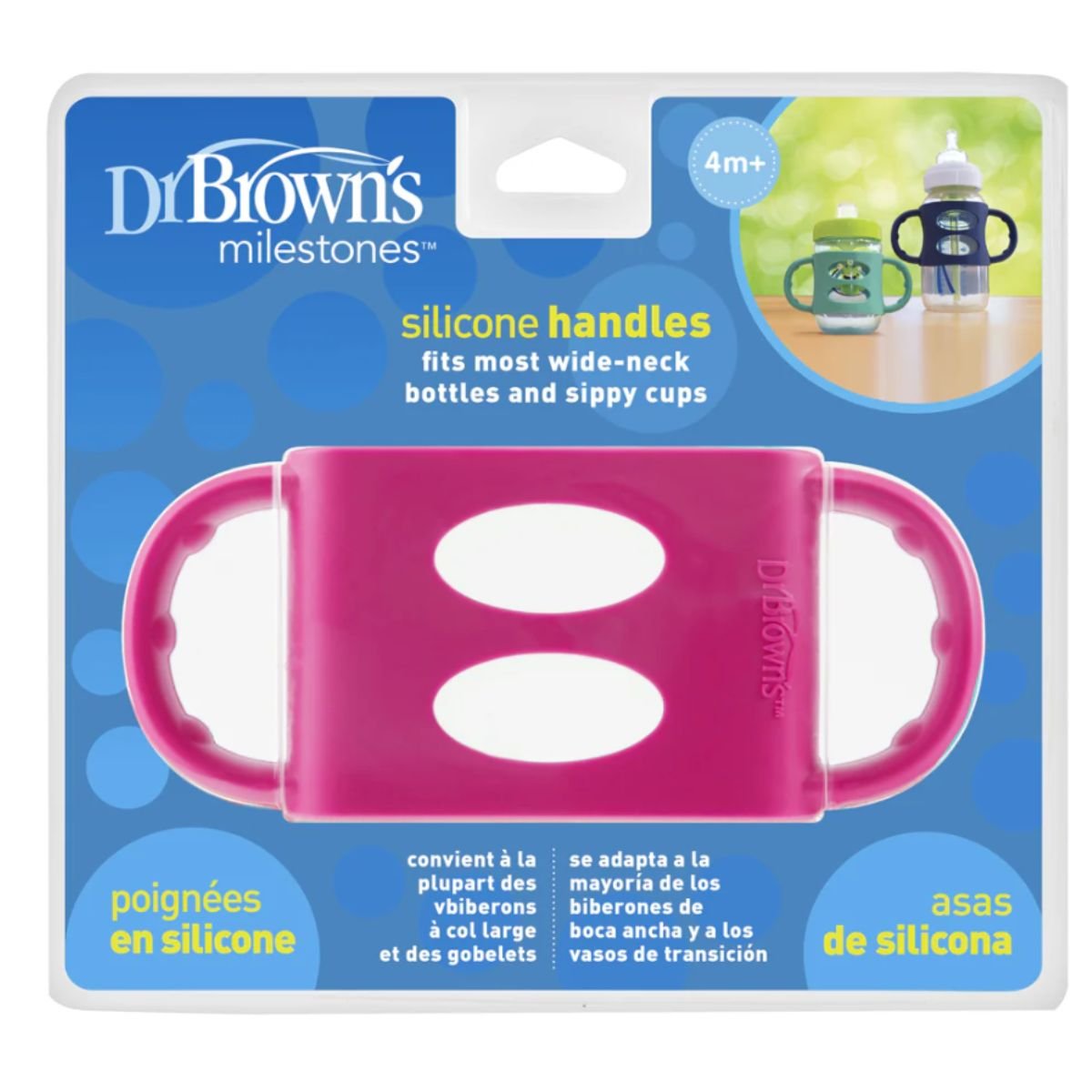 Dr. Brown'sDr Brown's Wide Neck Silicone Handles for Feeding BottleBaby Bottle - Babies Mart Australia
