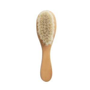 Feather & Fawn 3 - Piece Baby Grooming Set 3 Pcs Wooden Brush & Comb Set Baby Grooming Kits