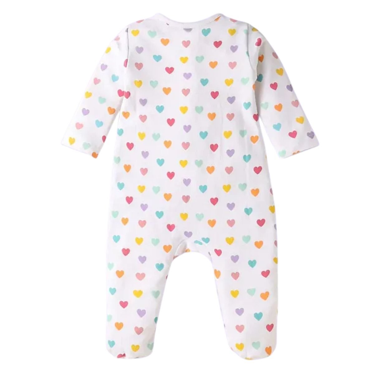 Feather & Fawn Babyhug Disney Cotton Knit Footed Sleepsuit | Princess Edition Baby Clothes