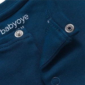 Feather & Fawn Babyoye Full - Sleeve Cotton Romper | Safari Lion or Jungle Animals Baby Clothes