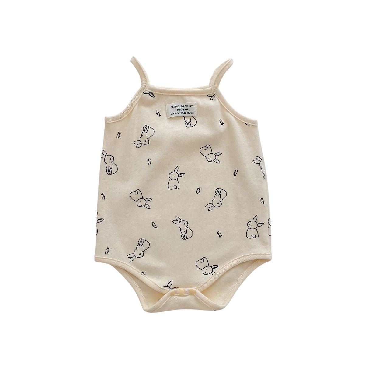 Feather & Fawn Breezy Summer Sleeveless Bodysuit | 100% Soft Cotton Baby Clothes
