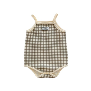 Feather & Fawn Breezy Summer Sleeveless Bodysuit | 100% Soft Cotton Baby Clothes