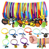 Feather & Fawn Halloween Zipper Charm Bracelet | Random Design (1 Piece) Halloween