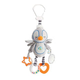 Feather & Fawn Hanging Toy for Prams & Strollers | Penguin, Bee, Rabbit, Parrot Pram Hanging Toy