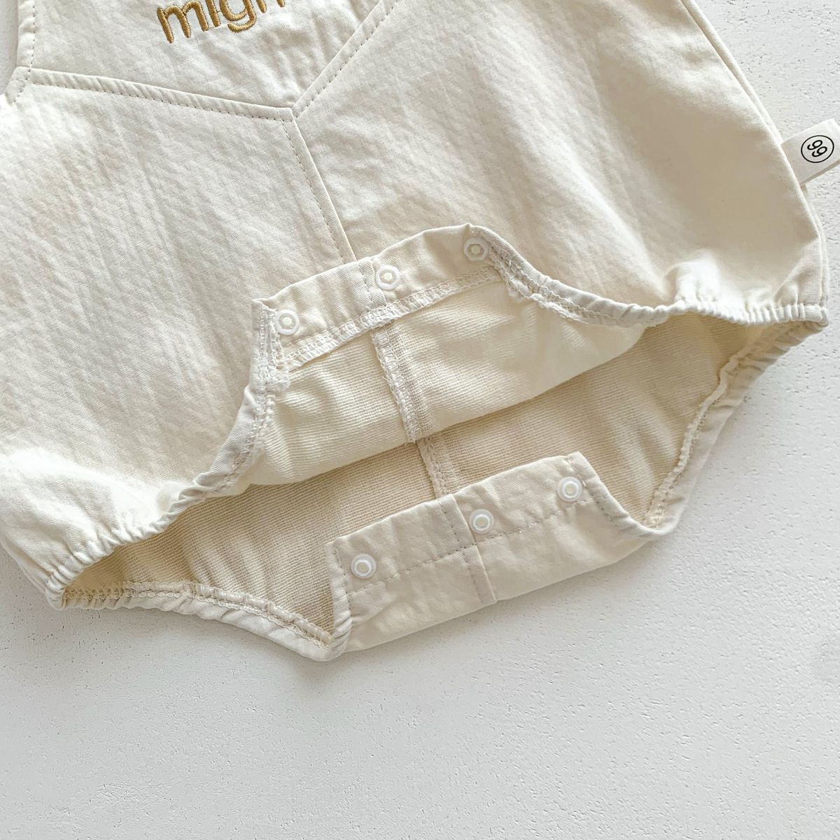 Feather & Fawn Mignon Bear Overall Romper Baby Clothes