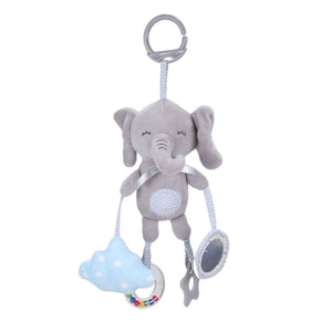 Feather & Fawn Pram Hanging Toy Sensory Animal Toy for Baby's Development Pram Hanging Toy
