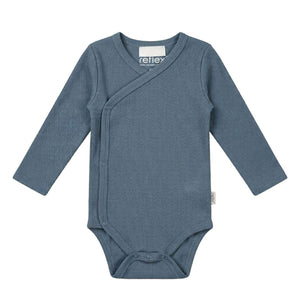 Feather & Fawn Reflex long sleeve baby bodysuits three pack